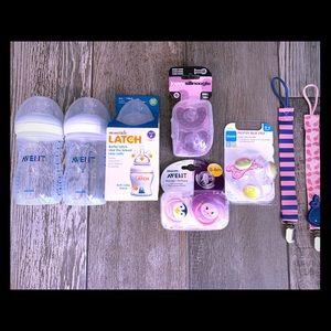 Baby pacifier and bottle bundle